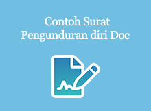 contoh surat pengunduran diri doc