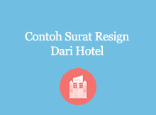 contoh surat resign hotel
