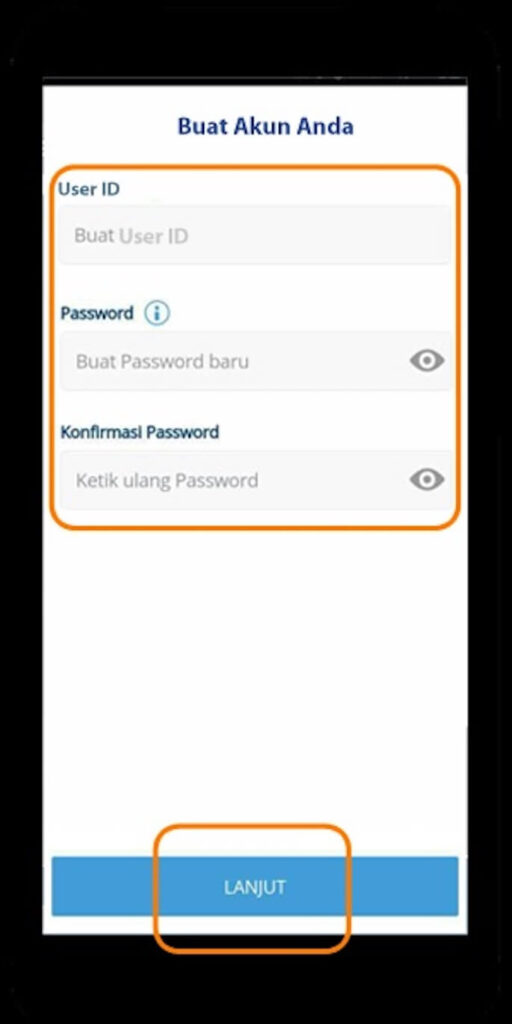 Kemudian buatlah username dan PIN agar bisa dijadikan user ID pada saat ingin login ke i-banking Mandiri
