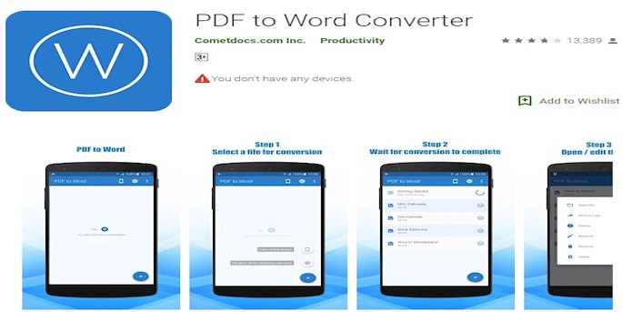 Menggunakan Aplikasi Convert PDF to Word